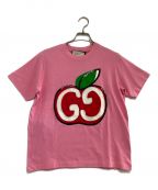 GUCCIグッチ）の古着「Tシャツ」｜ピンク