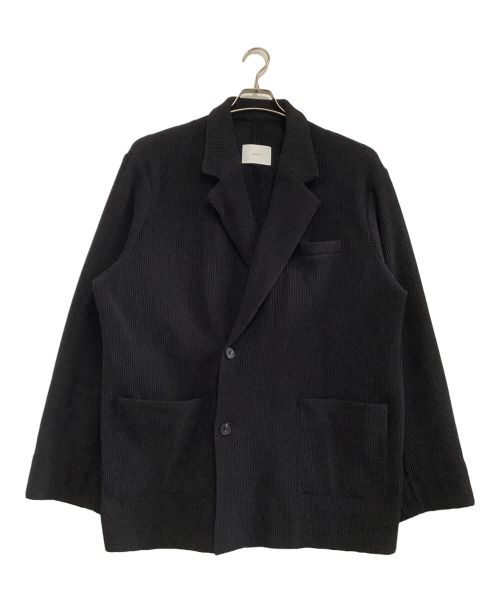 stein（シュタイン）stein (シュタイン) Oversized Gradation Pleats Jacket 22AWモデル ブラック サイズ:Mの古着・服飾アイテム