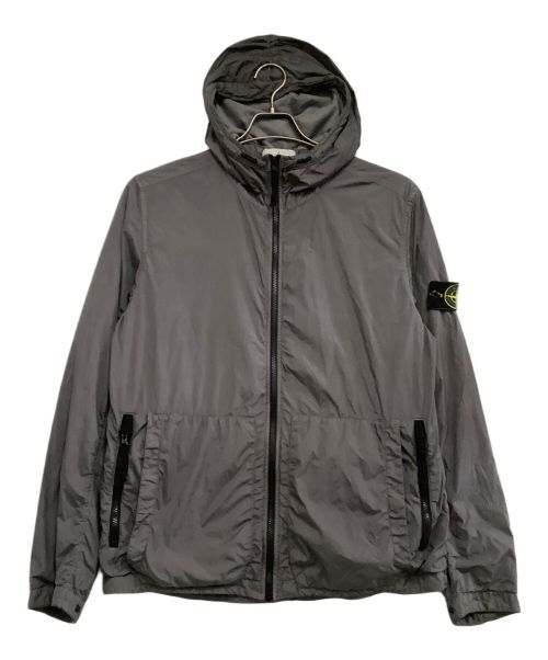 STONE ISLAND（ストーンアイランド）STONE ISLAND (ストーンアイランド) ナイロンジャケット 	Garment Dyed Crinkle Reps Jacket グレー サイズ:Lの古着・服飾アイテム