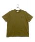 maison kitsune（メゾンキツネ）の古着「Tシャツ　BOLD FOX HEAD PATCH COMFORT TEE SHIRT」｜カーキ