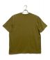 maison kitsune (メゾンキツネ) Tシャツ　BOLD FOX HEAD PATCH COMFORT TEE SHIRT カーキ サイズ:M 未使用品：10000円