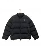 JORDANジョーダン）の古着「ORDAN BRAND AS M J ESS POLY PUFFER JKT BLACK/WHITE 23HO-I」｜ブラック