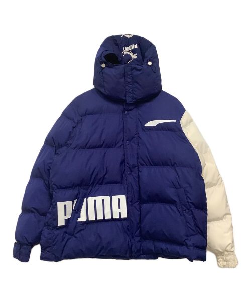 PUMA（プーマ）PUMA (プーマ) ADER error (アーダーエラー) ナイロンジャケット ブルー×ホワイト サイズ:S 未使用品の古着・服飾アイテム