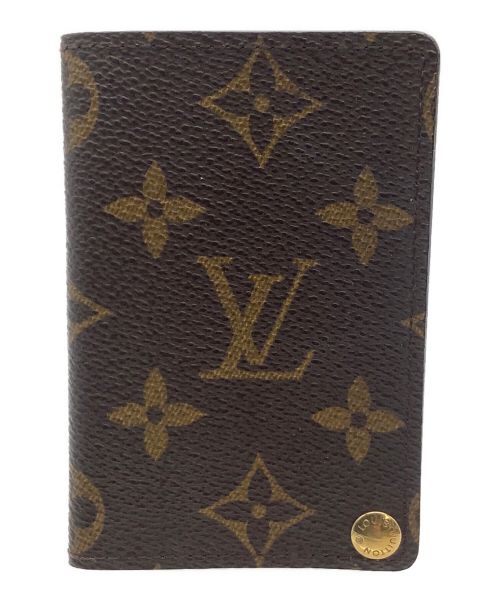 LOUIS VUITTON（ルイ ヴィトン）LOUIS VUITTON (ルイ ヴィトン) カードケース モノグラム ポルト カルト・クレディ プレッシオン ブラウンの古着・服飾アイテム