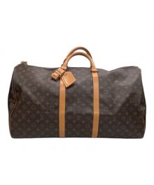 LOUIS VUITTON（ルイ ヴィトン）の古着「トラベルバッグ モノグラム キーポル60」｜ブラウン