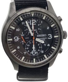 SEIKO（セイコー）の古着「腕時計　クロノグラフ クォーツ」｜ブラック