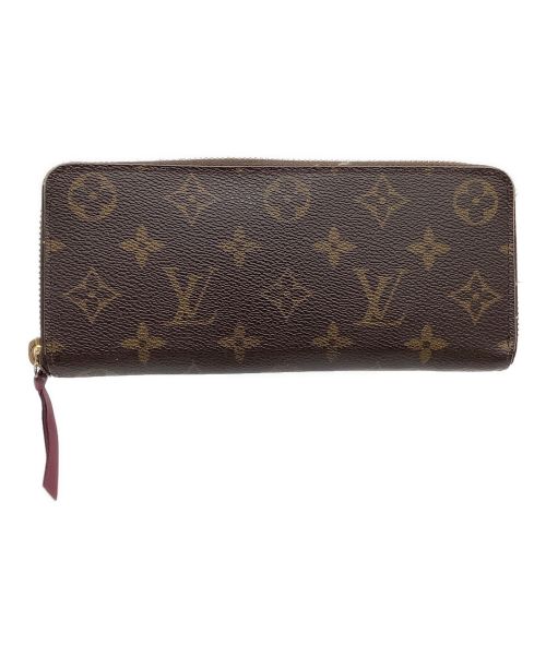 LOUIS VUITTON（ルイ ヴィトン）LOUIS VUITTON (ルイ ヴィトン) 長財布 モノグラム ポルトフォイユ・クレマンス フューシャの古着・服飾アイテム