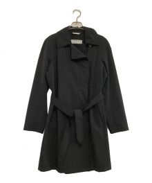 MaxMara（マックスマーラ）の古着「ライトステンカラーコート」｜ブラック