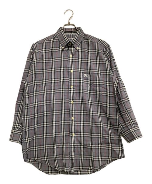 Burberry's（バーバリーズ）Burberry's (バーバリーズ) チェックシャツ グレー サイズ:Mの古着・服飾アイテム