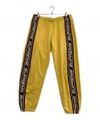 SUPREMEシュプリーム）の古着「スウェットパンツ 19AW Text Rib Sweatpant」｜イエロー