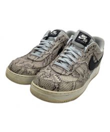 NIKE（ナイキ）の古着「スニーカー AIR FORCE1 LOW '07 "Snakeskin"　パイソン柄」｜アイボリー