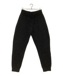 ATON（エイトン）の古着「ニットパンツ WASHI CASHMERE PANTS」｜ブラック