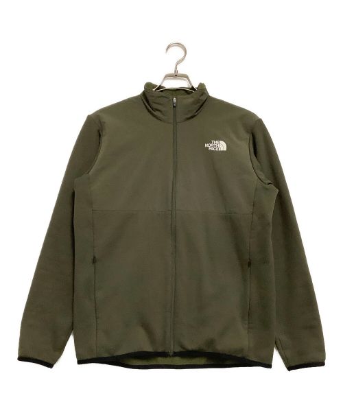 THE NORTH FACE（ザ ノース フェイス）THE NORTH FACE (ザ ノース フェイス) ハイブリッドナイロンフリースジャケット カーキ サイズ:Lの古着・服飾アイテム