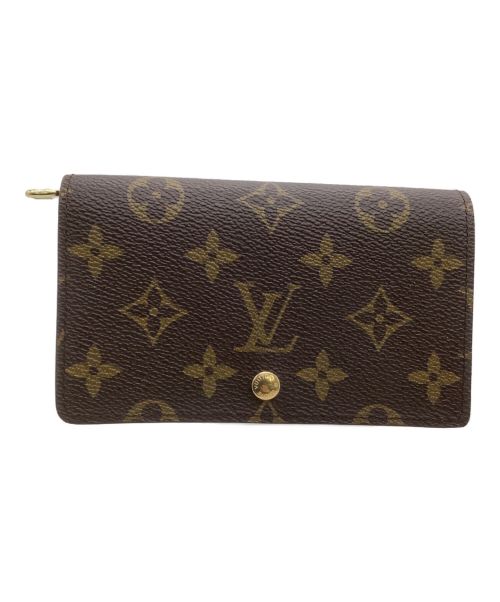 LOUIS VUITTON（ルイ ヴィトン）LOUIS VUITTON (ルイ ヴィトン) ポルトホォイユ トレゾール ブラウンの古着・服飾アイテム