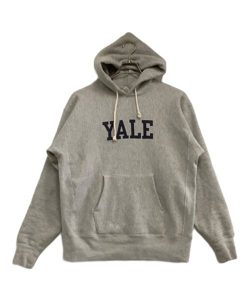 Champion（チャンピオン）Champion (チャンピオン) プルオーバーパーカー リバースウィーブ YALE ライトグレー サイズ:Mの古着・服飾アイテム