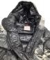 中古・古着 MONCLER (モンクレール) ダウンジャケット LIRIOPE ブラック×ホワイト サイズ:1：70000円