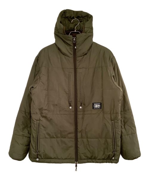 stussy（ステューシー）stussy (ステューシー) 中綿ジャケット　THERMOLITE カーキ サイズ:Lの古着・服飾アイテム