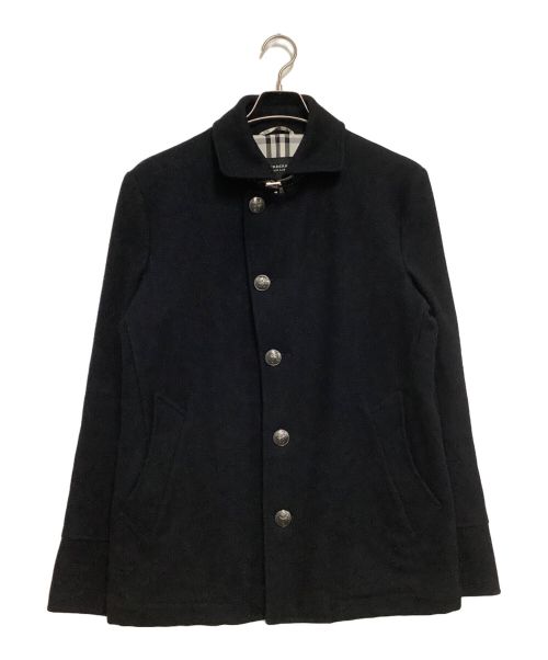 BURBERRY BLACK LABEL（バーバリーブラックレーベル）BURBERRY BLACK LABEL (バーバリーブラックレーベル) ナポレオンコート ブラック サイズ:Lの古着・服飾アイテム