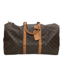 LOUIS VUITTON（ルイ ヴィトン）の古着「トラベルバッグ モノグラム キーポル50」｜ブラウン