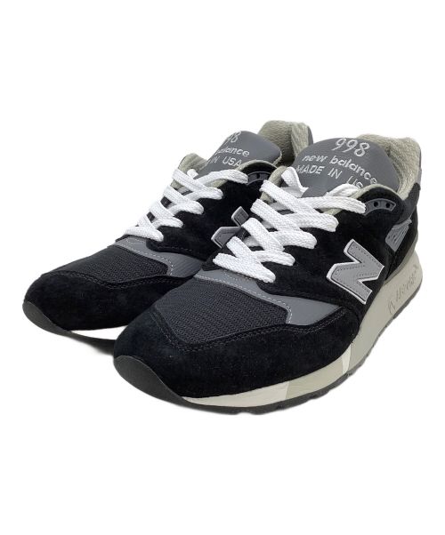 NEW BALANCE（ニューバランス）NEW BALANCE (ニューバランス) スニーカー ブラック×ベージュ サイズ:27.5の古着・服飾アイテム