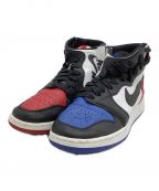 NIKEナイキ）の古着「ミッドカットスニーカー　Air Jordan 1 High Rebel XX Top 3」｜ブラック×トリコロールカラー