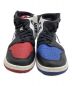 NIKE (ナイキ) ミッドカットスニーカー　Air Jordan 1 High Rebel XX Top 3 ブラック×トリコロールカラー サイズ:24.5：15000円