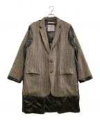 Rebuild by Needlesリビルドバイニードルス）の古着「ツイードコート Tweed Jacket Covered Coat」｜ベージュ