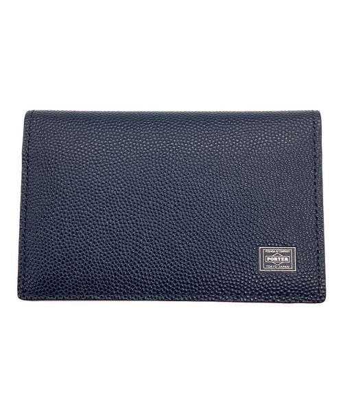 PORTER（ポーター）PORTER (ポーター) ABLE  CARD CASE ネイビーの古着・服飾アイテム