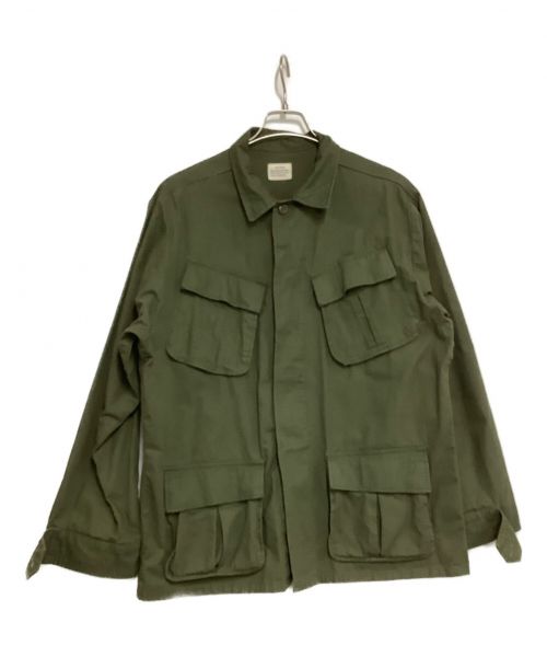 US.ARMY（ユーエスアーミー）US.ARMY (ユーエスアーミー) ジャングルファティーグジャケット カーキ サイズ:Lの古着・服飾アイテム