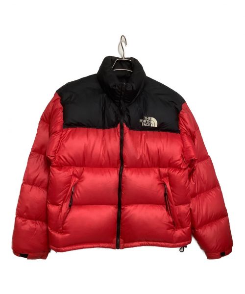 THE NORTH FACE（ザ ノース フェイス）THE NORTH FACE (ザ ノース フェイス) ヌプシダウンジャケット レッド×ブラック サイズ:-の古着・服飾アイテム