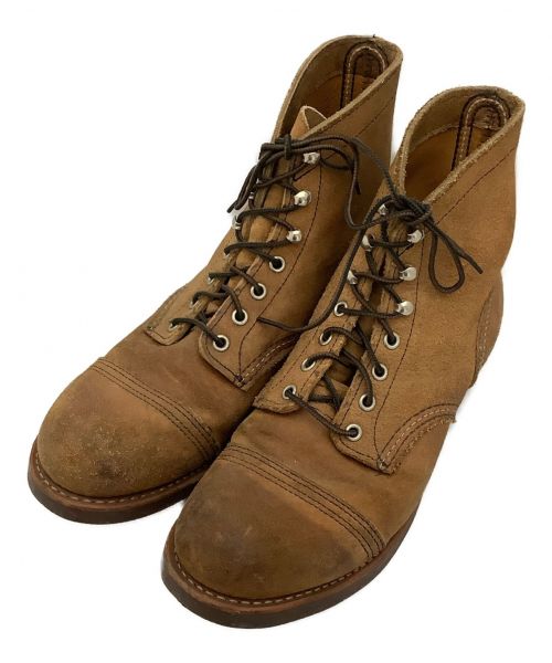 RED WING（レッドウィング）RED WING (レッドウィング) スウェードレザーブーツ ブラウン サイズ:27cmの古着・服飾アイテム