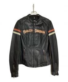 HARLEY-DAVIDSON（ハーレーダビッドソン）の古着「レザージャケット」｜ブラック