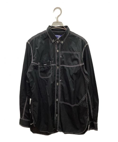 COMME des GARCONS JUNYA WATANABE MAN（コム デ ギャルソン ジュンヤ ワタナベ マン）COMME des GARCONS JUNYA WATANABE MAN (コム デ ギャルソン ジュンヤ ワタナベ マン) ワークシャツ ブラック サイズ:Mの古着・服飾アイテム