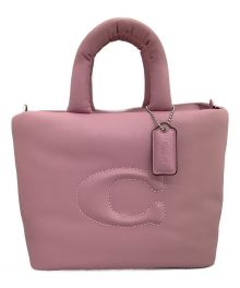 COACH（コーチ）の古着「ピロートート」｜ピンク