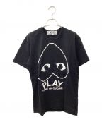 PLAY COMME des GARCONSプレイ コムデギャルソン）の古着「プリントTシャツ」｜ブラック