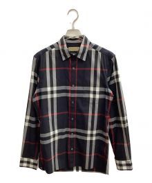 BURBERRY（バーバリー）の古着「ノバチェックシャツ」｜ネイビー