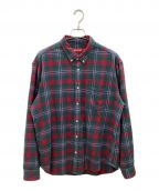 SUPREMEシュプリーム）の古着「Plaid Flannel Shirt 24SS」｜レッド×ネイビー×グリーン