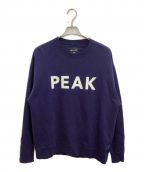 Snow peakスノーピーク）の古着「PEAKスウェット」｜ネイビー