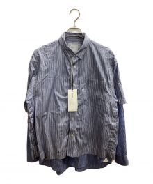 sacai（サカイ）の古着「Cotton Poplin L/S Shirt」｜ブルー