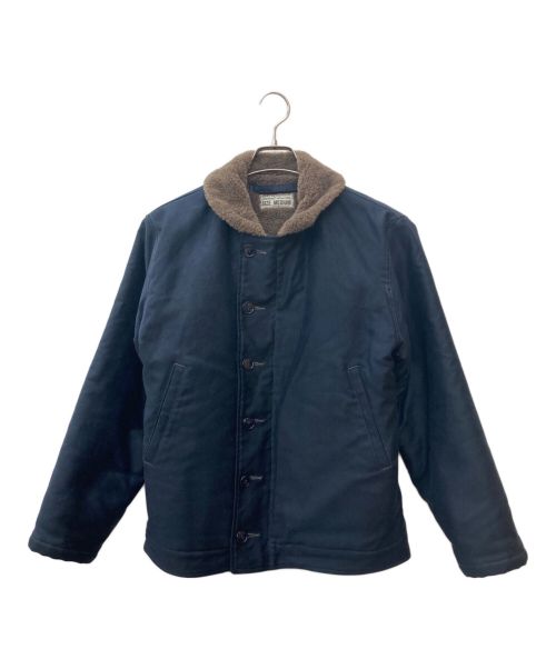 NAVY DEPARTMENT（ネイビーデパートメント）NAVY DEPARTMENT (ネイビーデパートメント) デッキジャケット ネイビー サイズ:Mの古着・服飾アイテム