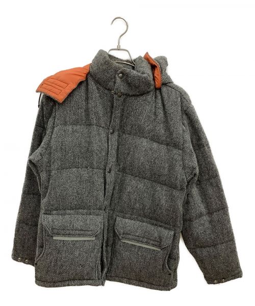 THE NORTHFACE PURPLELABEL（ザ・ノースフェイス パープルレーベル）THE NORTHFACE PURPLELABEL (ザ・ノースフェイス パープルレーベル) Harris Tweed (ハリスツイード) ダウンジャケット グレー サイズ:Mの古着・服飾アイテム