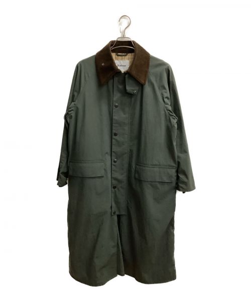 Barbour（バブアー）Barbour (バブアー) JOURNAL STANDARD (ジャーナル スタンダード) ステンカラーコート カーキ×ブラウン サイズ:36の古着・服飾アイテム