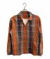 中古・古着 Supreme (シュプリーム) Plaid Zip Up L/S POLO オレンジ サイズ:S：9000円