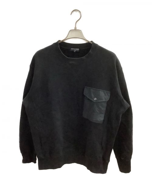 COMME des GARCONS（コムデギャルソン）COMME des GARCONS (コムデギャルソン) フラップポケットスウェット ブラック サイズ:Lの古着・服飾アイテム