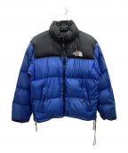 THE NORTH FACEザ ノース フェイス）の古着「90'sヌプシダウンジャケット」｜ブルー×ブラック