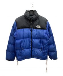 THE NORTH FACE（ザ ノース フェイス）の古着「90'sヌプシダウンジャケット」｜ブルー×ブラック