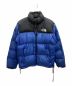 THE NORTH FACE（ザ ノース フェイス）の古着「90'sヌプシダウンジャケット」｜ブルー×ブラック