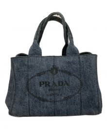 PRADA（プラダ）の古着「ハンドバッグ」｜インディゴ