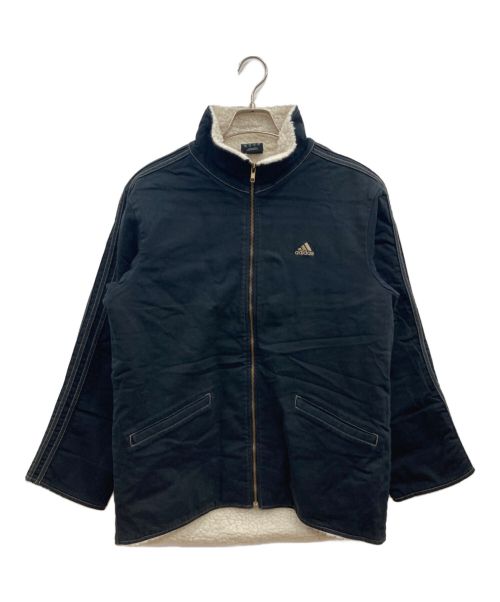 adidas（アディダス）adidas (アディダス) 裏ボアジャケット ブラック サイズ:Mの古着・服飾アイテム