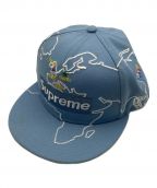 SUPREME×New Eraシュプリーム×ニューエラ）の古着「Worldwide Box Logo New Era Hat」｜スカイブルー